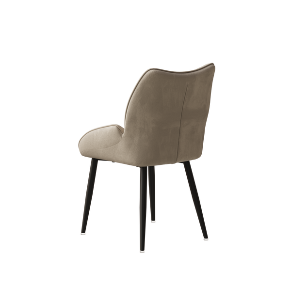 Velvet Upholstered Dining Chairs (Set of 2)