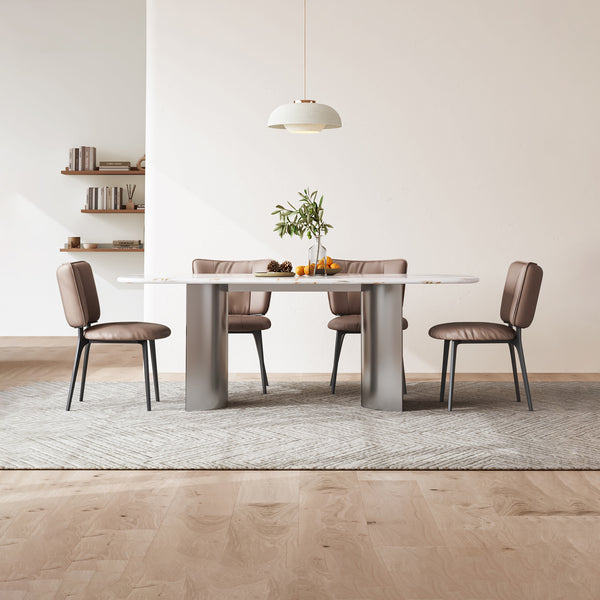 Modern Upholstered Dining Chairs (Set of 2)