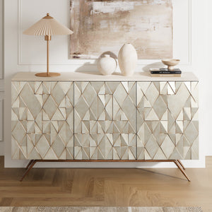Geometric Textured Buffet (59'')