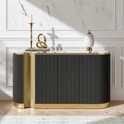 Oval Grooved Buffet (62'')