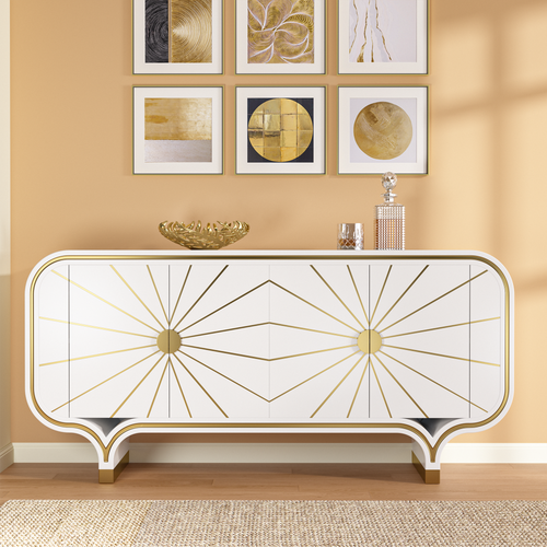 Modern 4-Door Buffet (64'')
