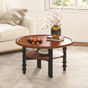 Round Two-tiered Coffee Table (31'')