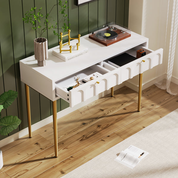 Modern 2-Drawer Makeup Vanity (46'')