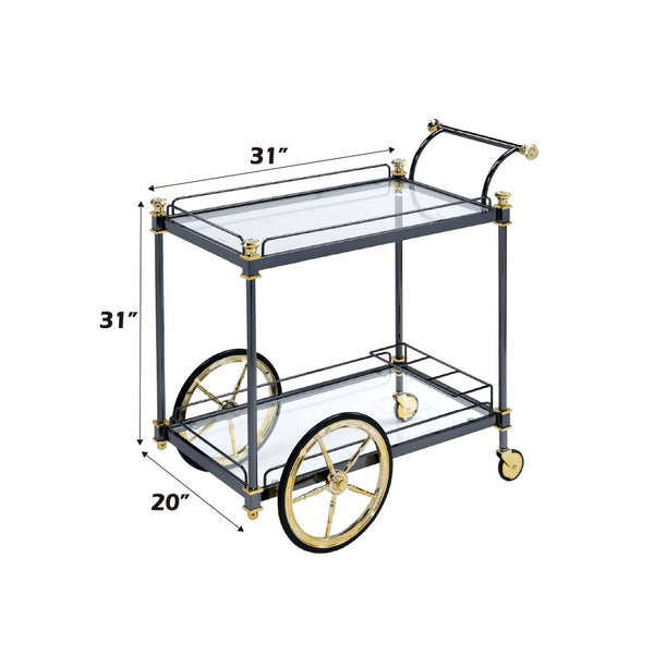 Glass Top Bar Cart (31'')