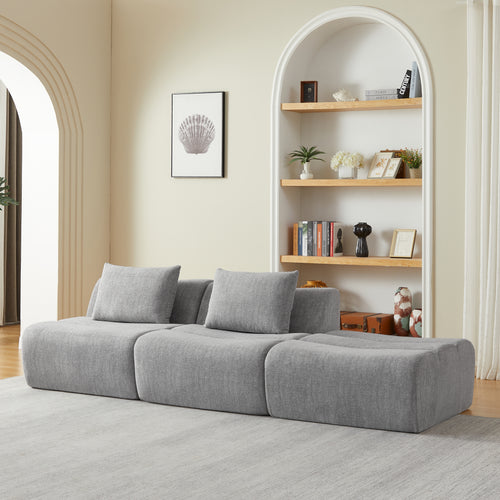 3-Piece Armless Sectional (107'')