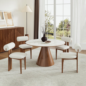 Woce Mid-Century Modern Dining Chairs (Set of 2)