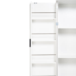 Modern Fluted Buffet Cabinet (71'')