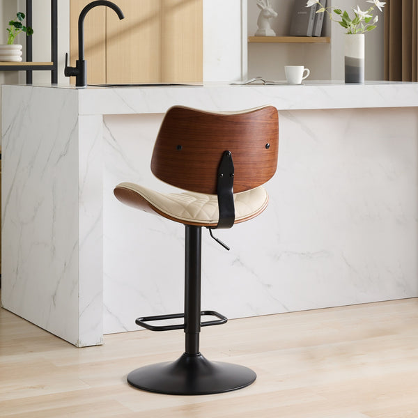 Wood Swivel Bar & Counter Stools (Set of 2)