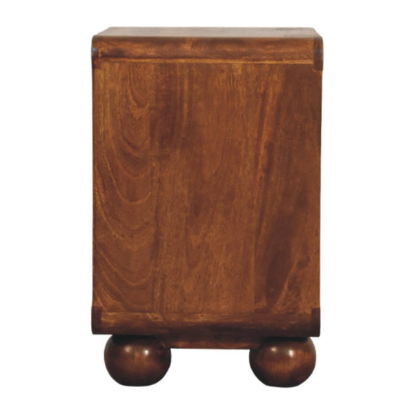 2-Drawer Solid Wood Nightstand (13'')
