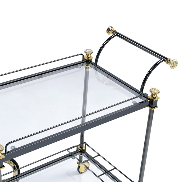 Glass Top Bar Cart (31'')