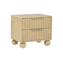 Modern 2-Drawer Nightstand (25'')