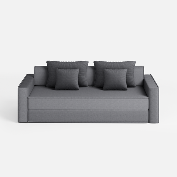 Snooly Convertible Corduroy Sleeper Sofa (82'')