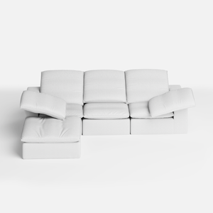 Swofy 3-Seater Chenille Sectional (118'')