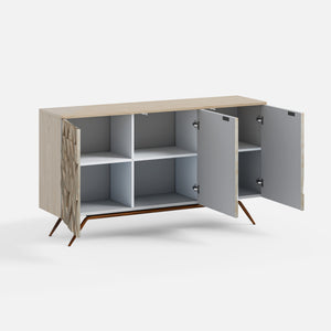 Geometric Textured Buffet (59'')