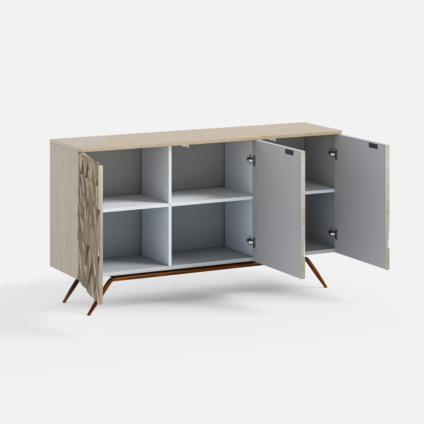 Geometric Textured Buffet (59'')