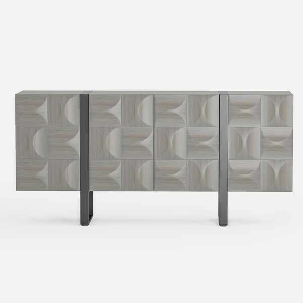Antique 4-Door Sideboard (67'')