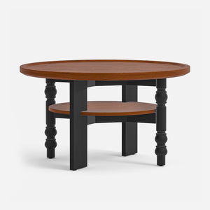 Round Two-tiered Coffee Table (31'')
