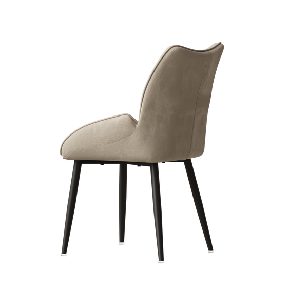 Velvet Upholstered Dining Chairs (Set of 2)