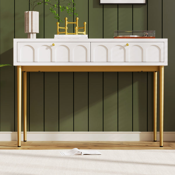 Modern 2-Drawer Makeup Vanity (46'')