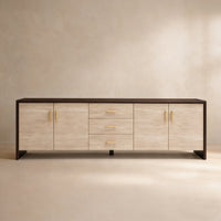 Merano Wood Media Console (84")