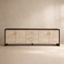 Merano Wood Media Console (84")