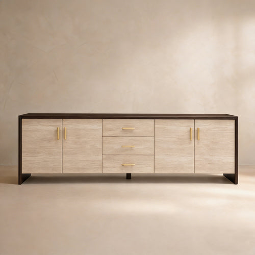 Merano Wood Media Console (84")