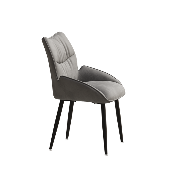 Velvet Upholstered Dining Chairs (Set of 2)