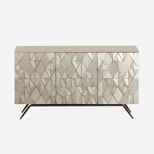 Geometric Textured Buffet (59'')