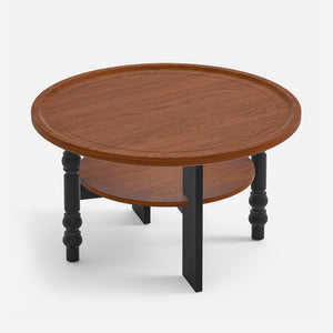 Round Two-tiered Coffee Table (31'')