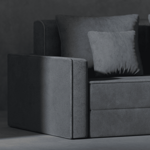 Snooly Convertible Corduroy Sleeper Sofa (82'')