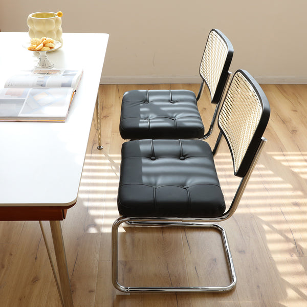 Rattan Dining Chairs (Set of 2)