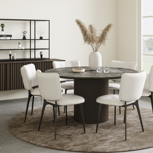 Modern Upholstered Dining Chairs (Set of 2)