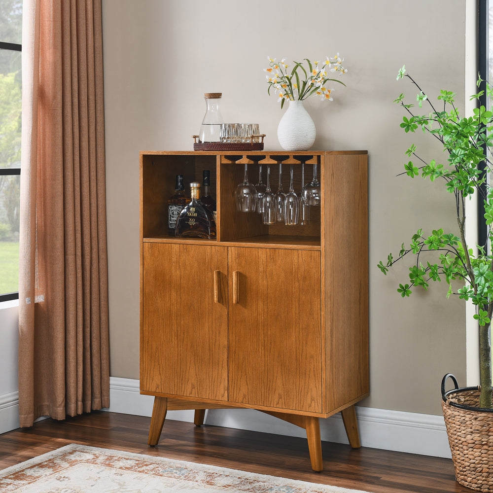 2-Door Wood Bar Cabinet (31'')