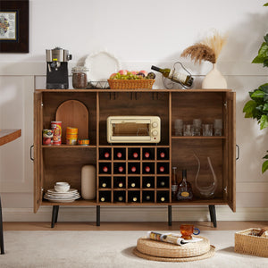 Rustic 2-Door Bar Cabinet (55'')