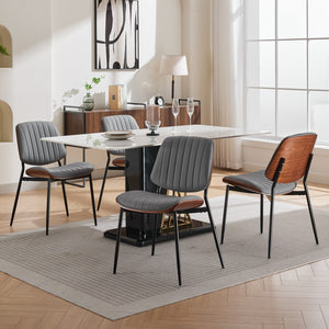 Mid-Century Modern Dining Chairs (Set of 2)