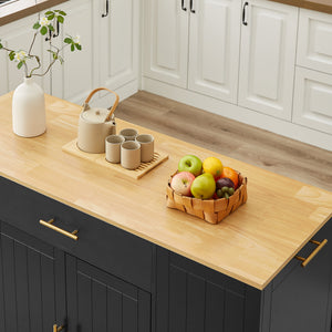 Customizable Storage Kitchen Island (53'')
