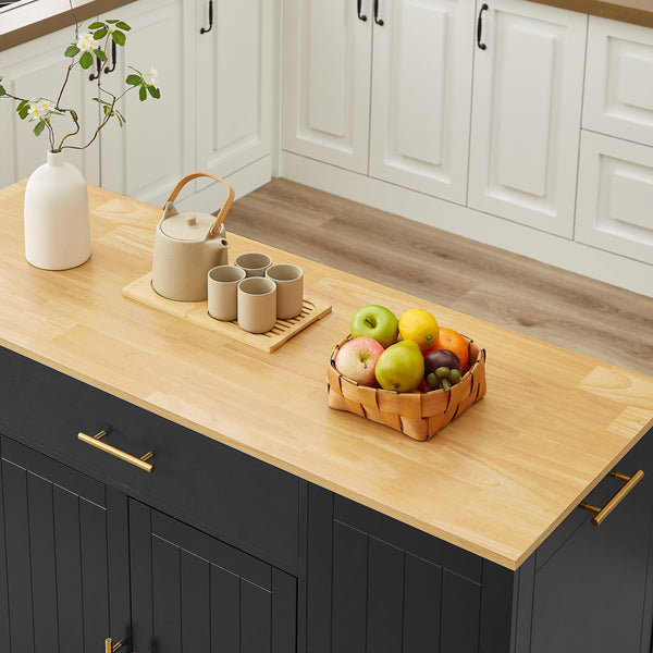 Customizable Storage Kitchen Island (53'')