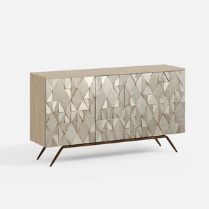 Geometric Textured Buffet (59'')