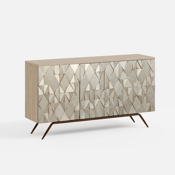 Geometric Textured Buffet (59'')