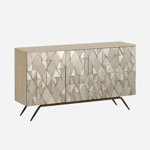 Geometric Textured Buffet (59'')