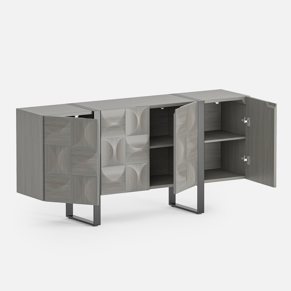 Antique 4-Door Sideboard (67'')