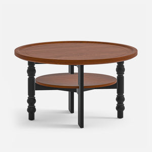 Round Two-tiered Coffee Table (31'')