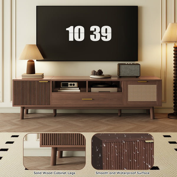 Mid-Century Modern Media Console (67'')