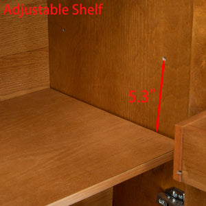 2-Door Wood Bar Cabinet (31'')