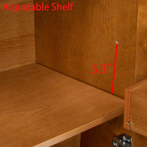 2-Door Wood Bar Cabinet (31'')