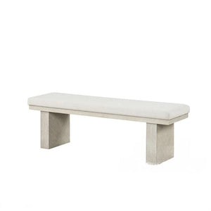 Modern Plinth Base Dining Bench (59'')