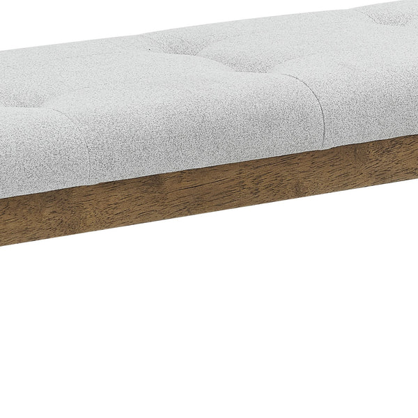 Upholstered Oak Dining Bench (48'')
