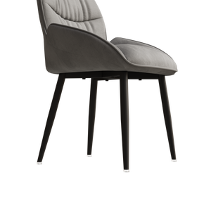 Velvet Upholstered Dining Chairs (Set of 2)