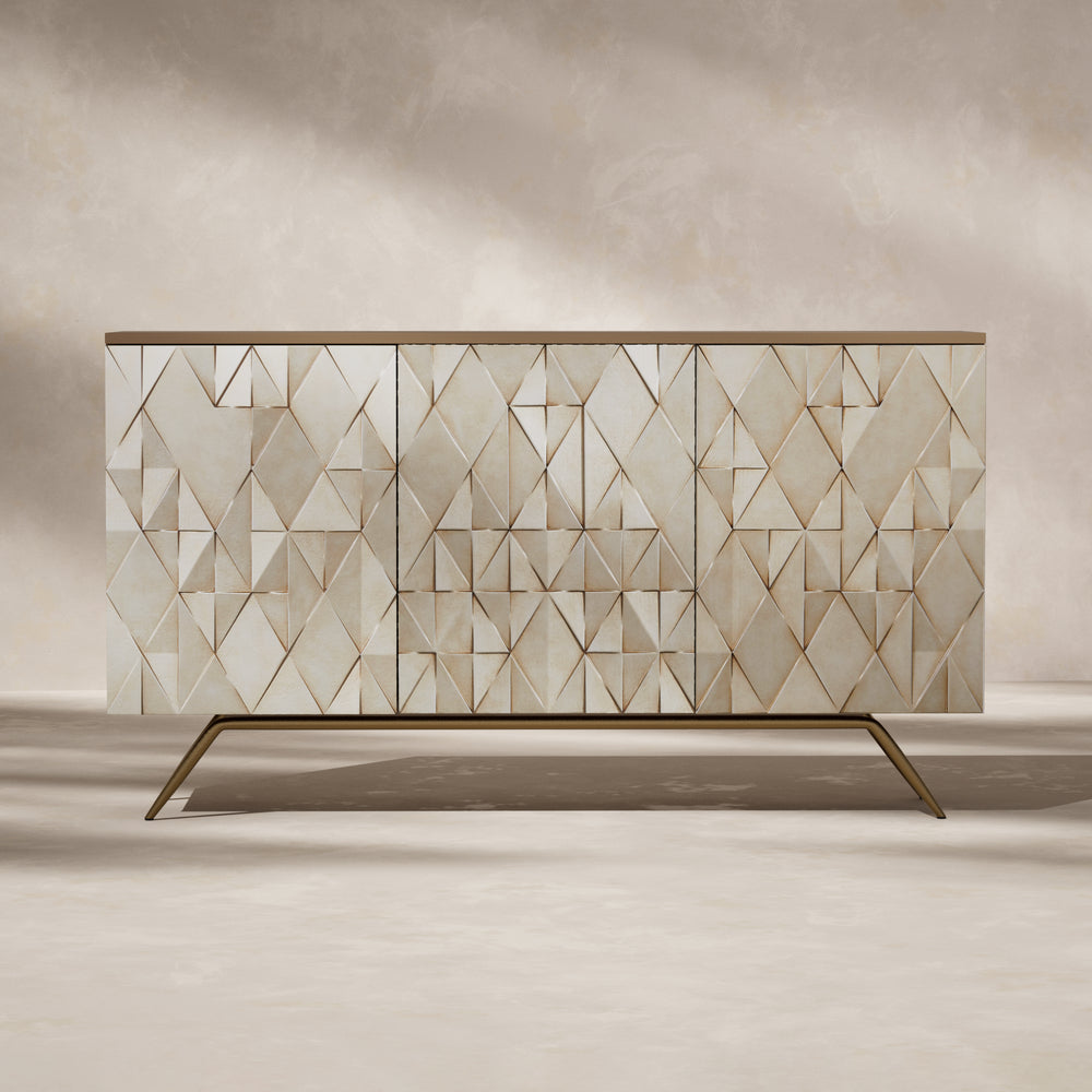 Geometric Textured Buffet (59'')