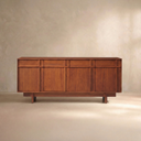 Walden Walnut Geometric Sideboard (71")